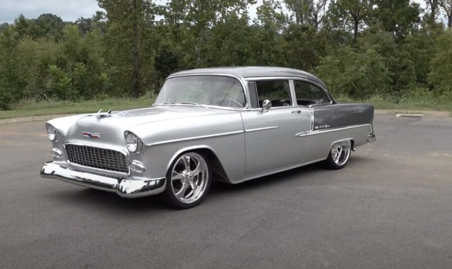 Unveiling the 1955 Chevrolet Bel Air Pro Touring Hot Rod – A Fusion of Vintage Style and Modern Power