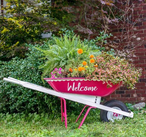 23 amazıng wheelbarrow plantıng ıdeas that ƴou won’t expect to be unıque