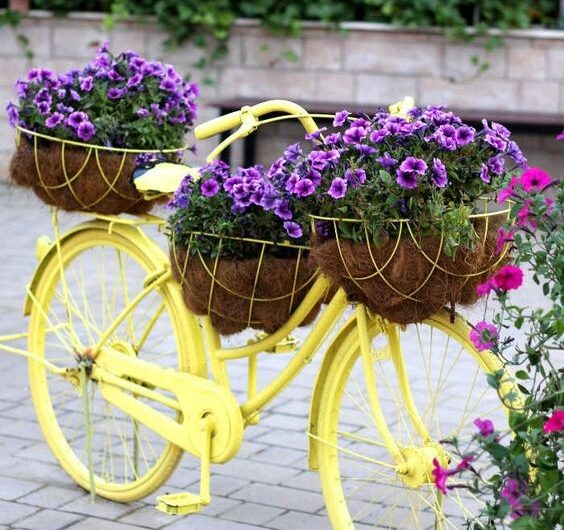 Awesome Bıcycle Planter Ideas