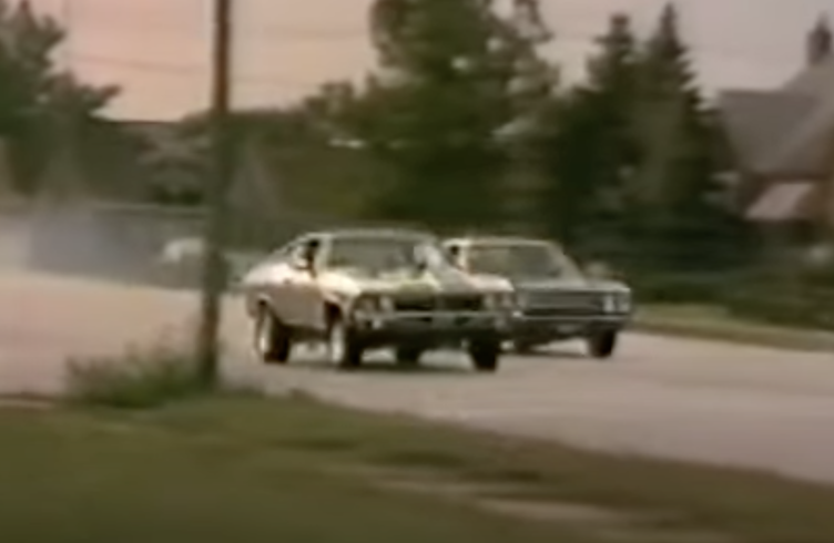 One Of The Most Famous Street Racing Scenes Was In Chicago In The 80s Between 68 Chevrolet VS. GTX Street Machine