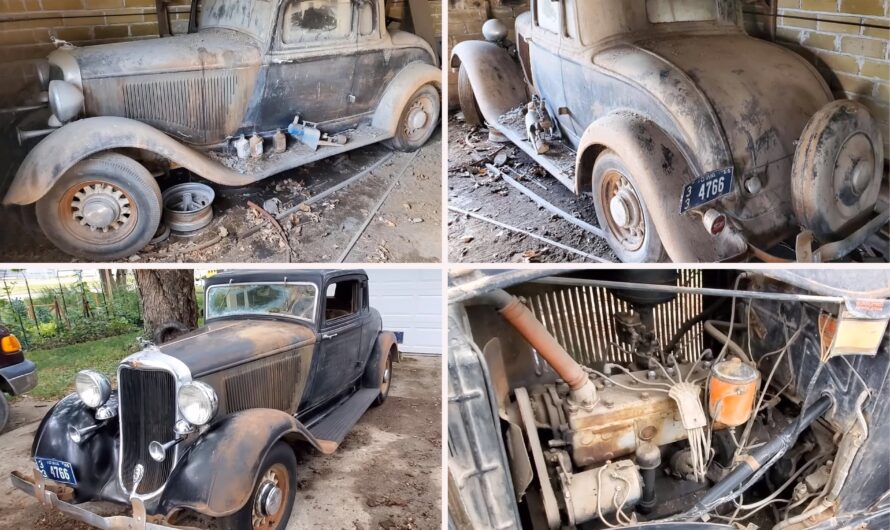 Barn-Found 1933 Dodge Coupe Looks Incredible After First Wash in 58 Years