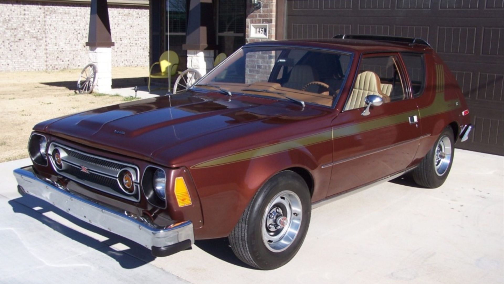 Brown 1975 AMC Gremlin