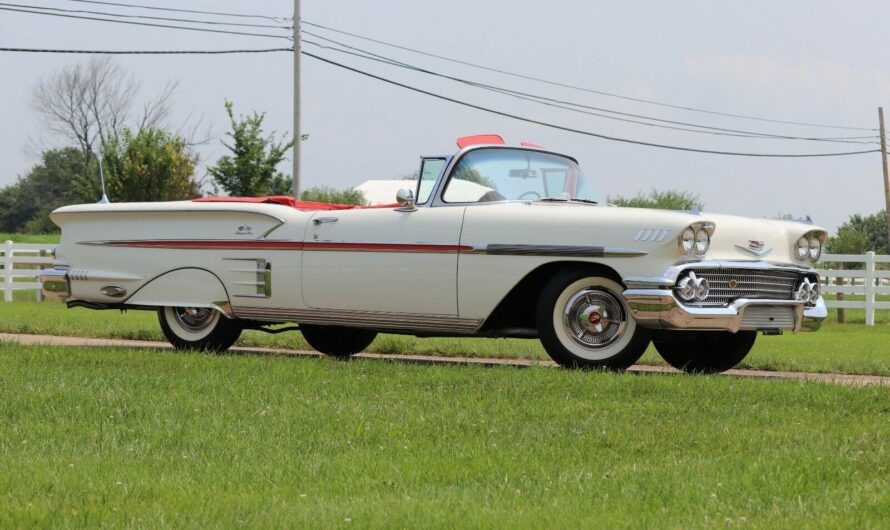 The Stunning 1958 Chevrolet Impala Is An Award-Winning, Highly Sought After Convertible.