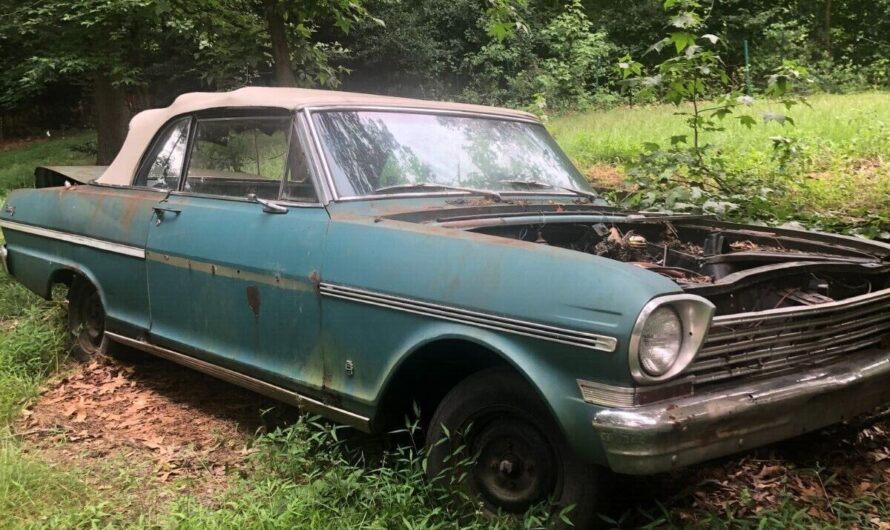 Humanity Should Be Ashamed This Gorgeous 1963 Chevy Nova Became a Flower Pot