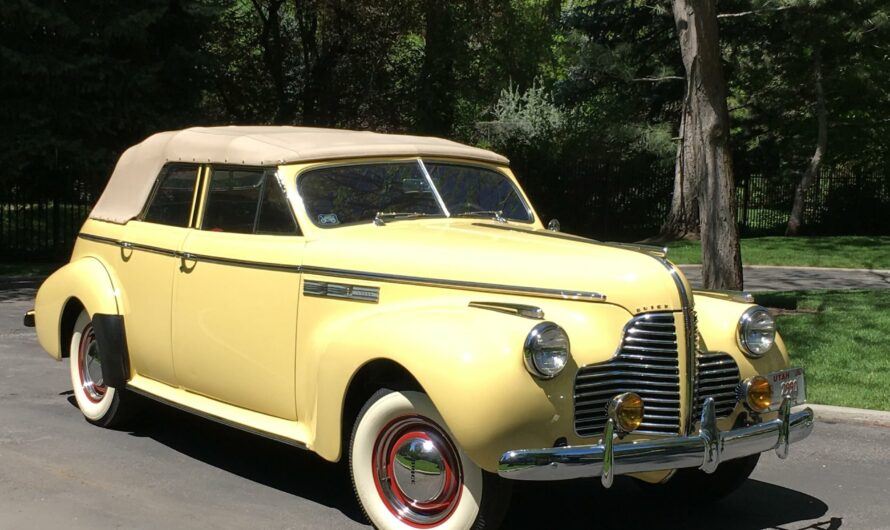 The 1940 Buick Model 51C Super Convertible Phaeton Is Warmly Welcomed With Its Bold And Majestic Return.