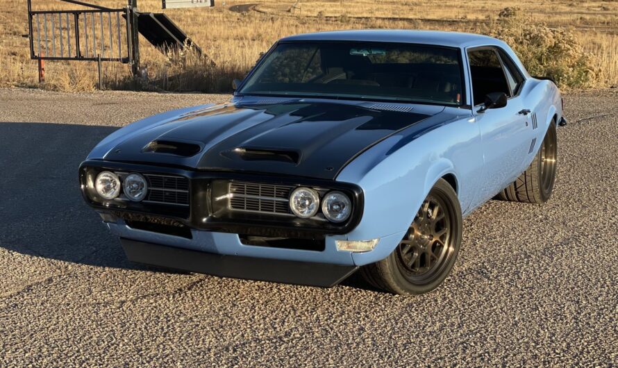 LSA V8-Swapped 1968 Pontiac Firebird With BMW Yas Marina Blue Paint Is Restomod Excellence