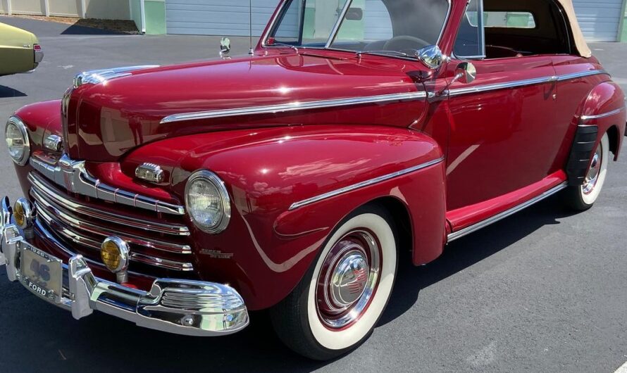 President Carter Gets 1946 Ford Super Deluxe Convertible on Wedding Anniversary