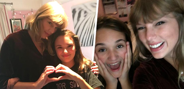 Taylor Swift Surprised a Super-Fan by Showing Up Uninvited at Her House and Showering Her with All the T-Swift Merch