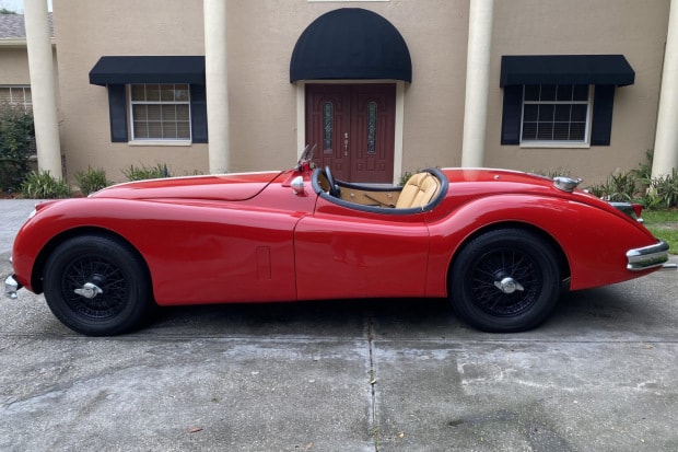 1955 Jaguar XK140 MC Roadster Was A Stunning XK Upgrade, Could Be a Bargain