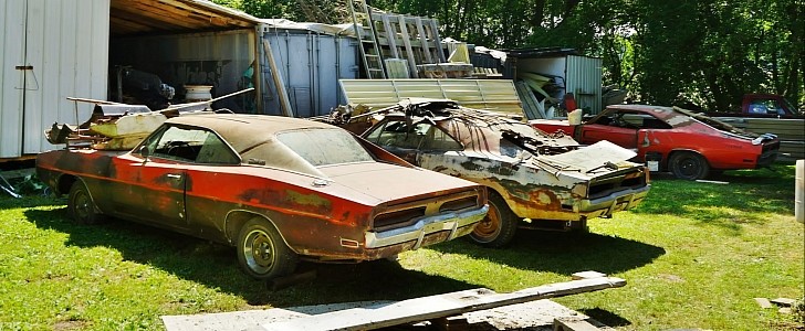 These 1969 And 1970 Dodge Chargers Have Spent Decades In The Warehouse They’Re Desperate For Help