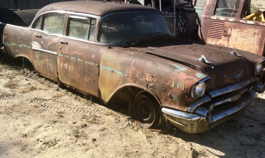 This 1957 Chevrolet Bel Air Shows Exactly What Rust Does to a Forgotten Car