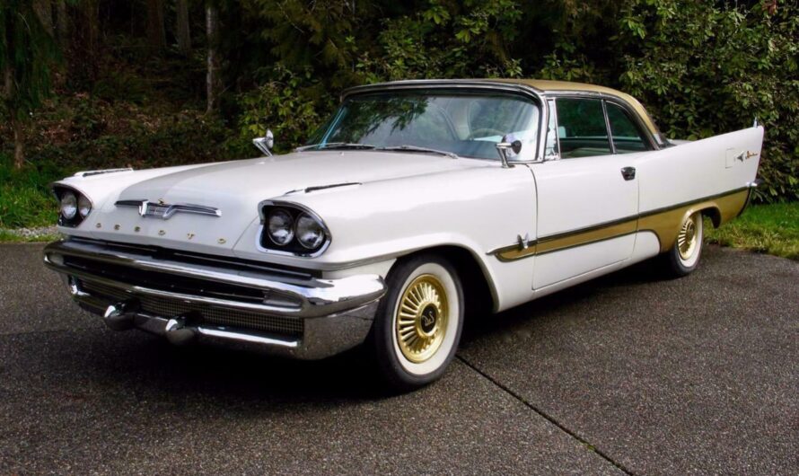 This 1957 Desoto Explorer Is A Rare Hemi-Powered Gem In Superb White And Yellow