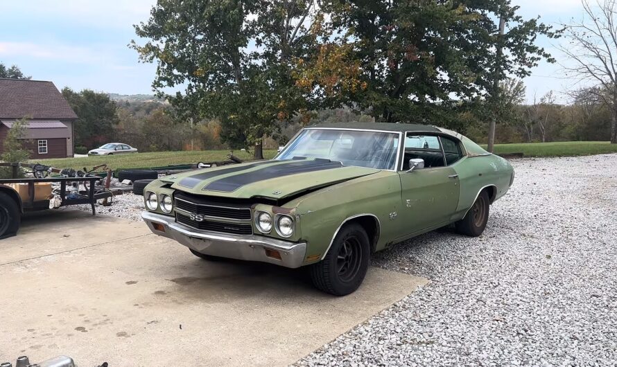 Unrestored 1970 Chevrolet Chevelle SS Resurfaces in Rare Color Combo with Original V8