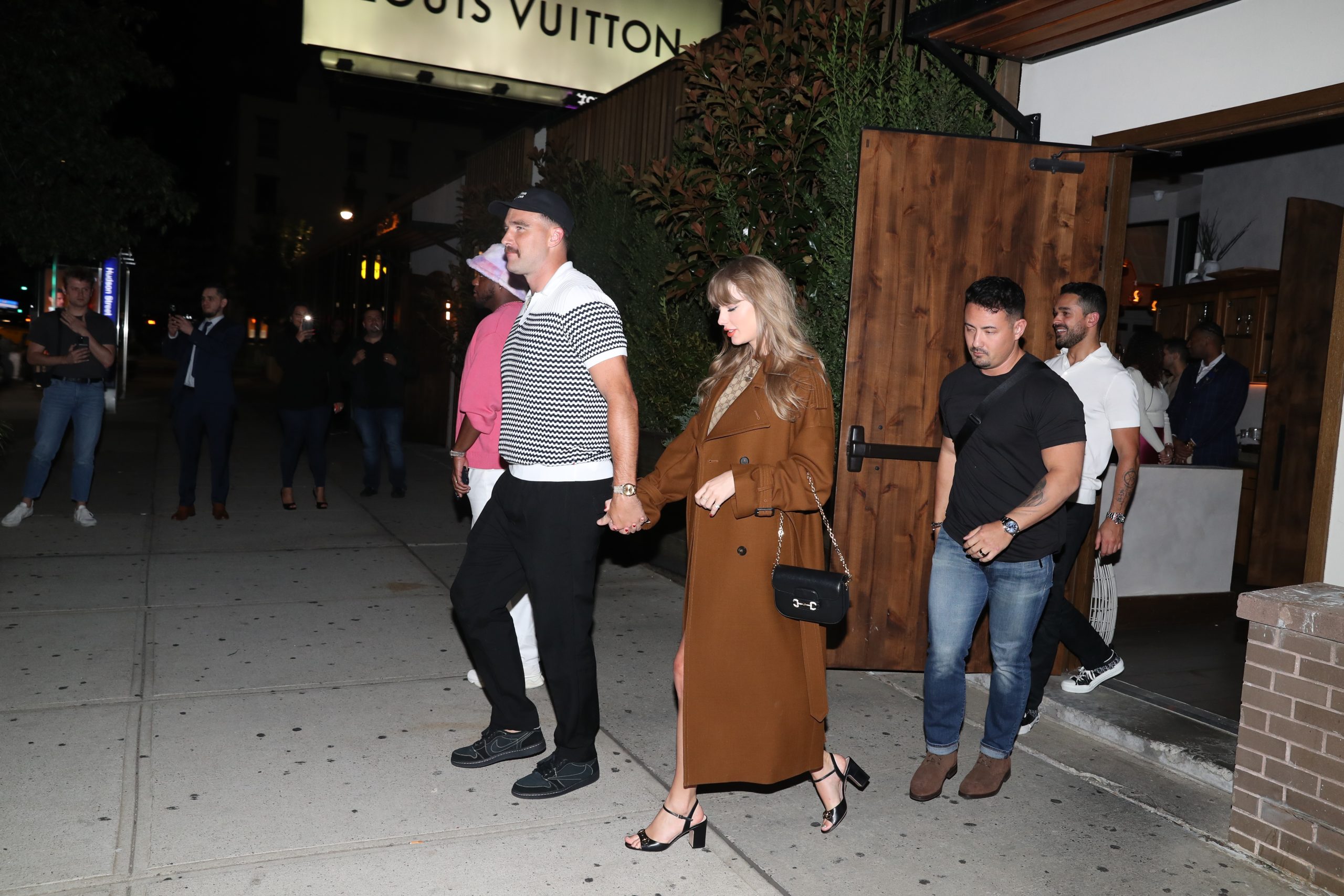 Taylor Swift and Travis Kelce in NYC.