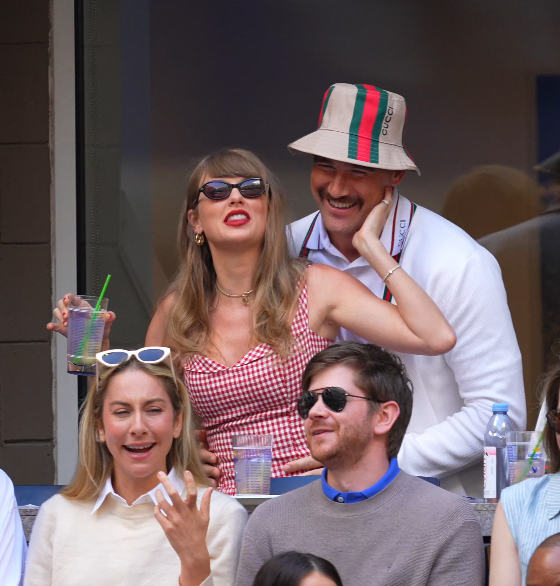 Taylor Swift and Travis Kelce at the US Open.