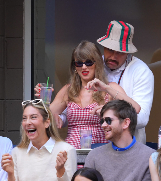 Taylor Swift and Travis Kelce at the US Open.